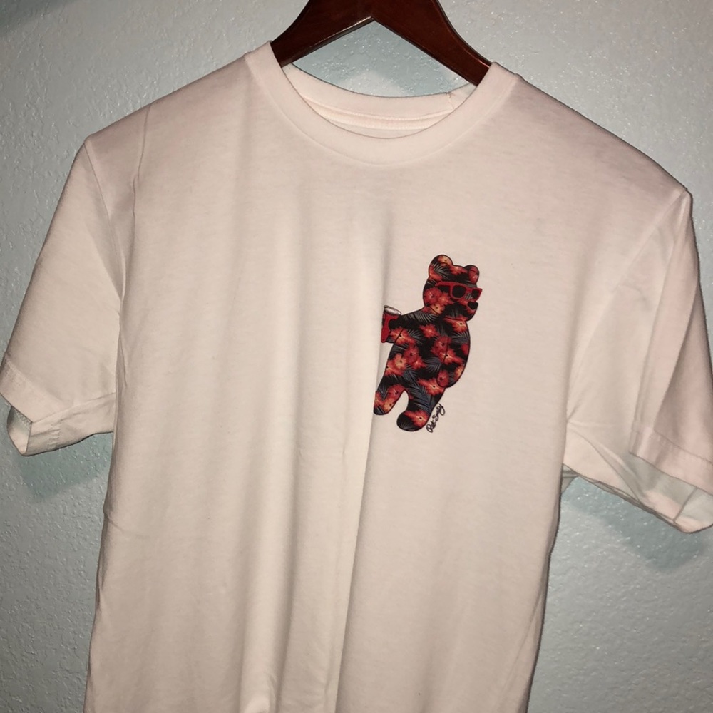 Riot society white tee
